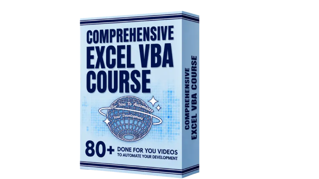 comprehensive excel vba course