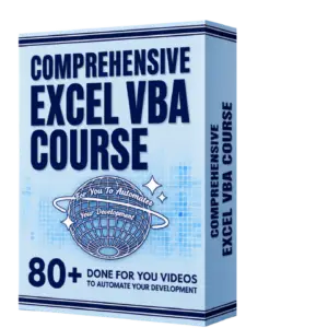 comprehensive excel vba course